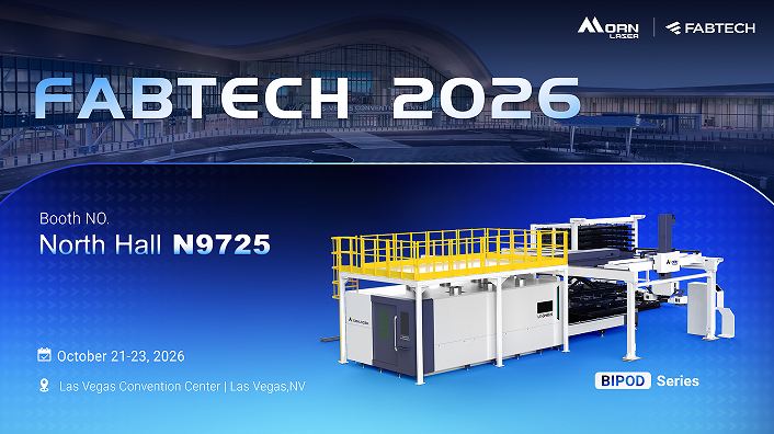MORN Laser Debuts at FABTECH 2026: BIPOD Series Redefines Smart Cutting 