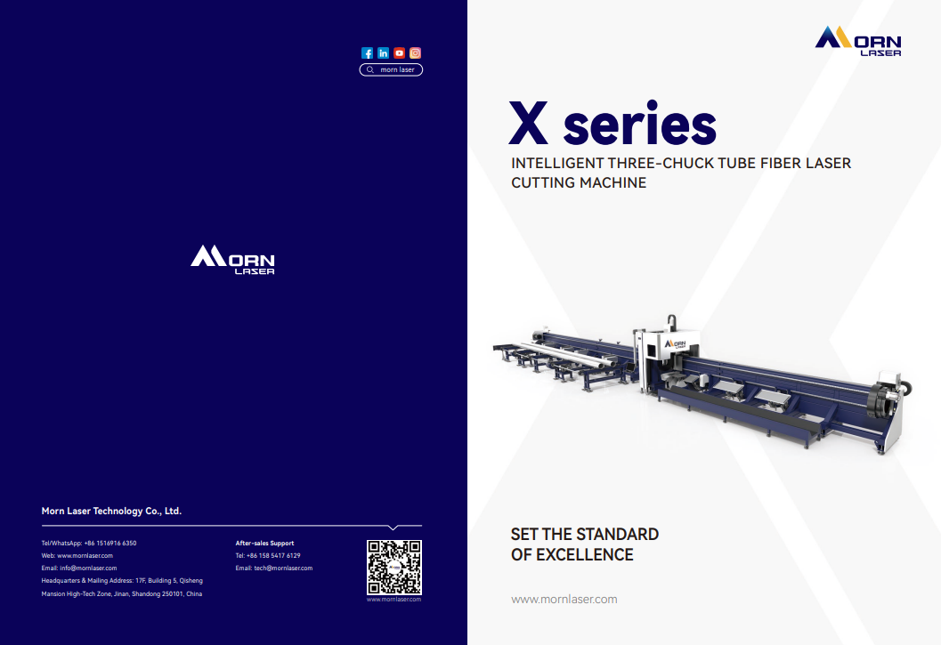 X Series——Intelligent Three-chuck Tube Fiber Laser Cutting Machine
