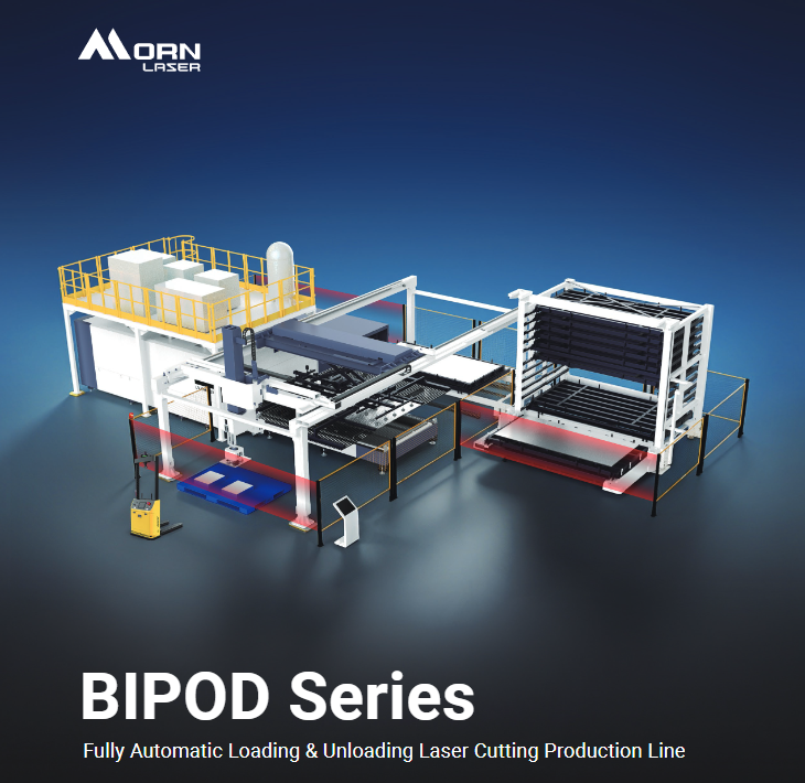 BIPOD Series——Fully Automatic Loading & Unloading Laser Cutting Production Line