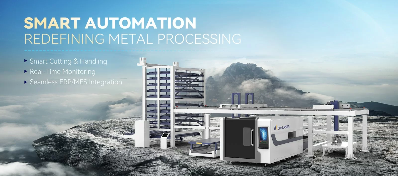 Fully Automatic Loading & Unloading Laser Cutting Production Line