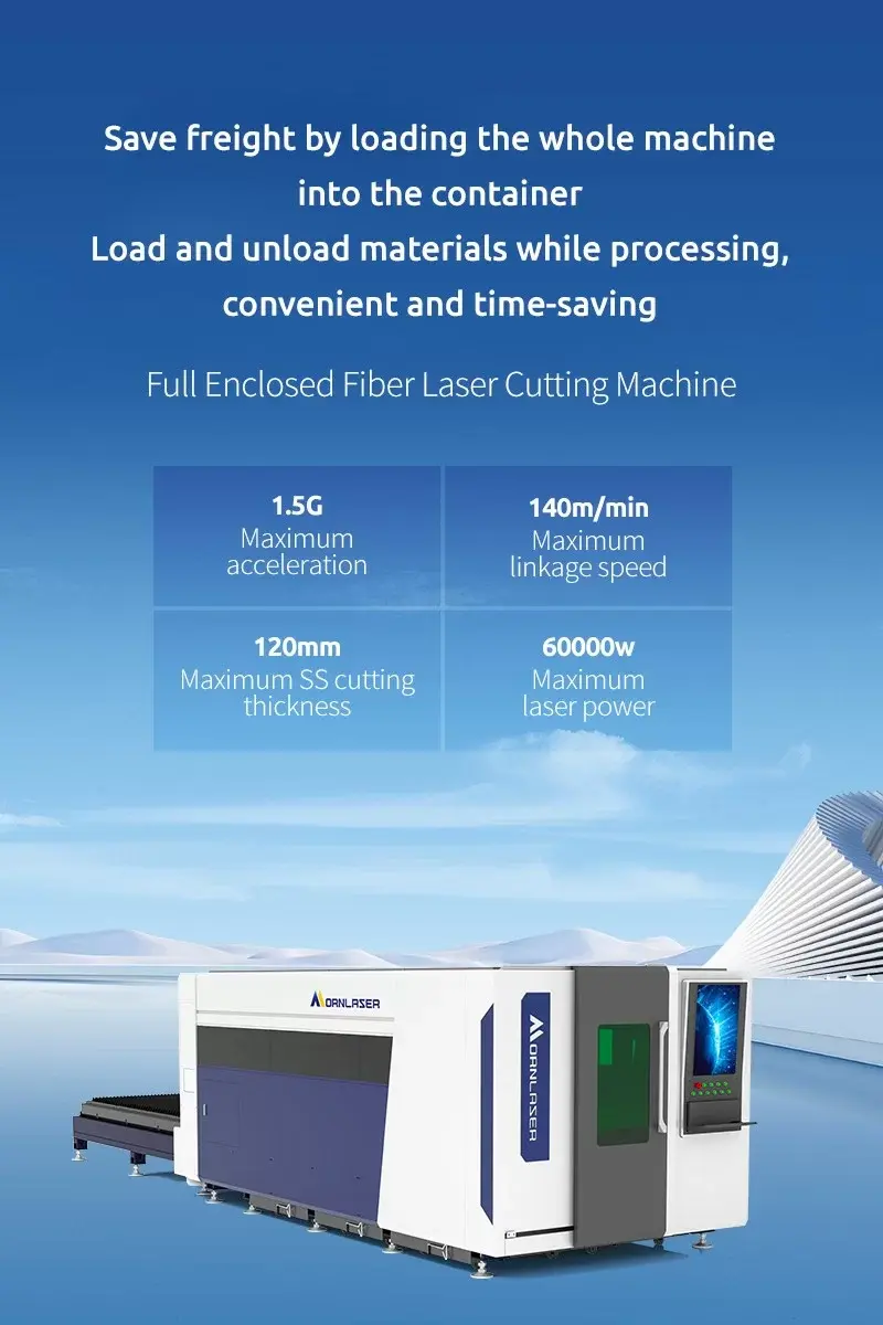 Full Enclosed Fiber Laser Cutting Machine