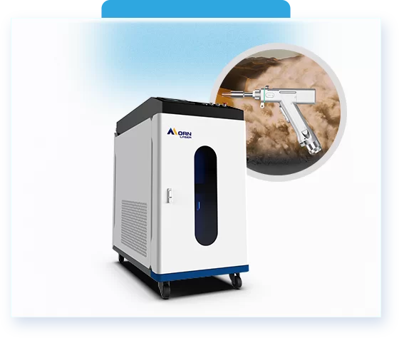 Integrated fiber laser welding machine