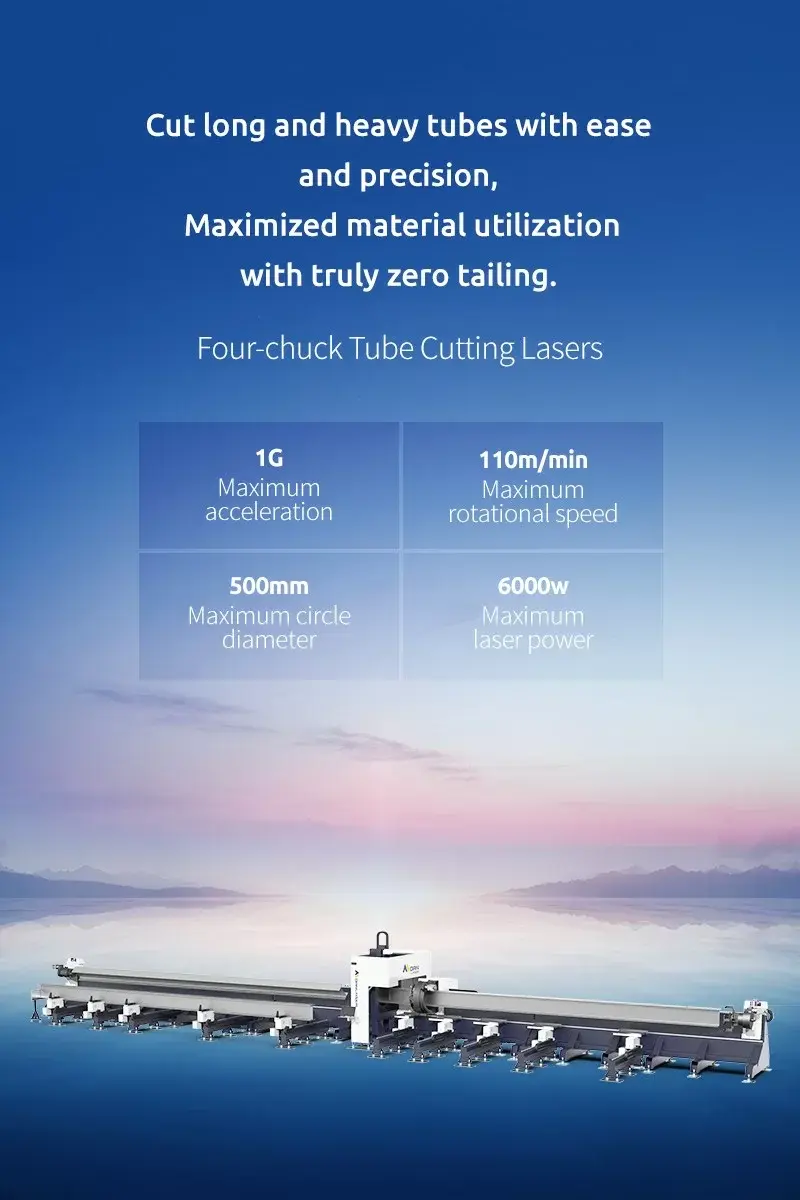 Four-chuck Tube Cutting Lasers