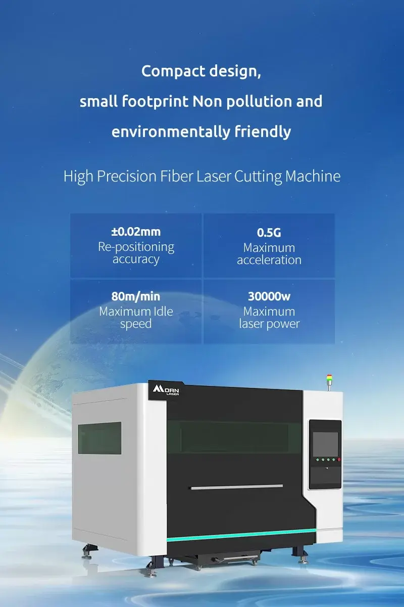 High precision fiber laser cutting machine