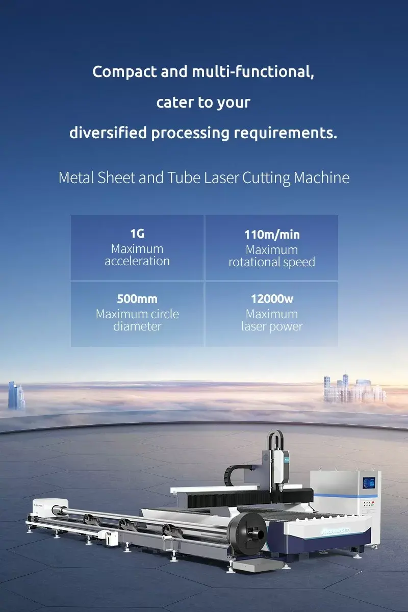 Sheet and Tube Fiber Laser Cutting Machine